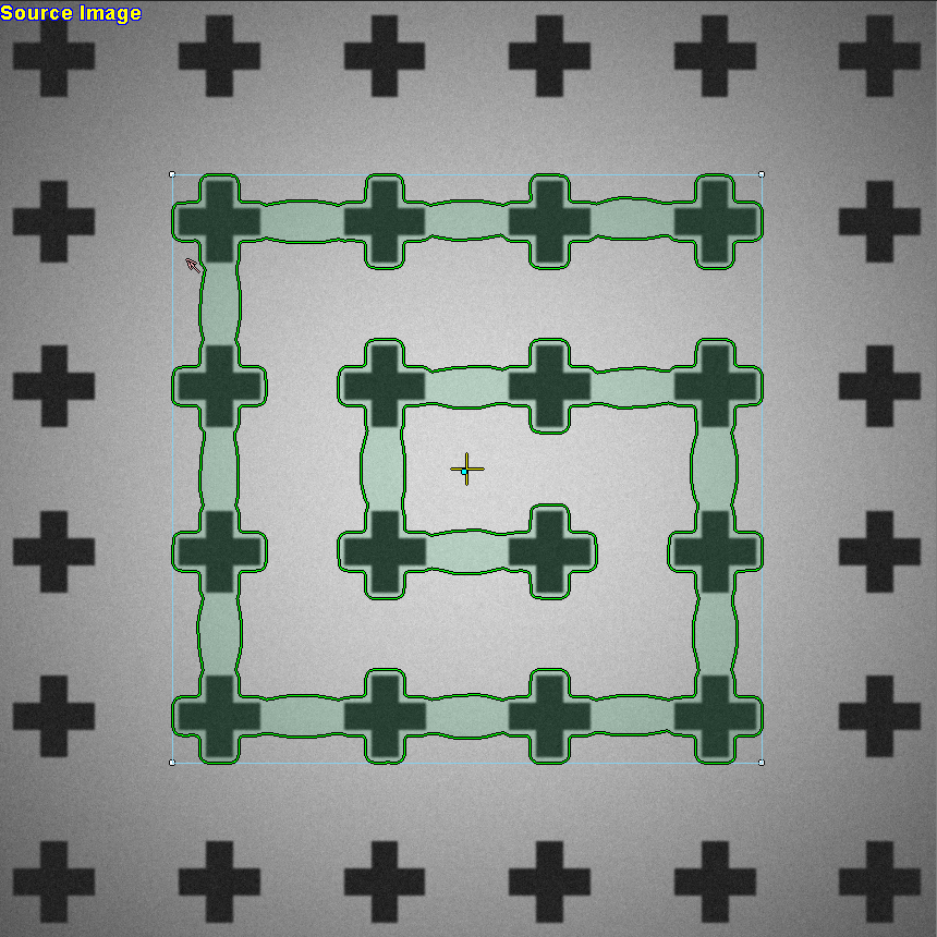 Source Image with Contour Figure